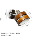 Axyaa Chrome Metal Wall Sconce Light for Bedroom and Parlor