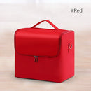 Axyaa 4 Tier Makeup & Nail Organizer Train Case