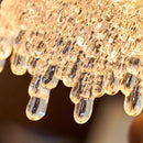 Axyaa Retro Wood Grain Pendant Lamp Water Droplet Design