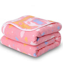 Axyaa 6-Layer Cotton Duvet & Chiffon Towel Set for Adults & Children