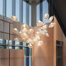 Axyaa Contemporary LED Ceiling Chandelier for Modern Bedroom and Dining Room