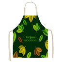 Axyaa Green Plant Style Apron for Adults and Kids