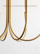 Axya Vintage Branch Chandelier Nordic Style Retro Living Room Lighting