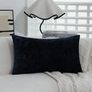 Axyaa Chenille Throw Pillowcase 30X50cm Solid Color Cushion Cover for Living Room