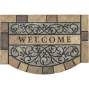 Axyaa Heavy Duty Outdoor Rubber Welcome Mat - Non-Slip