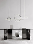 Axyaa Modern Minimalist LED Pendant Lights for Dining Room Chandelier and Kitchen Bar