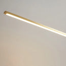 Axyaa Modern Brass Floor Lamp 3-in-1 Gold/Black Minimalist Design