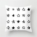 Axyaa Geometric Heart Stripe Dot Pillow Case for Home Decor