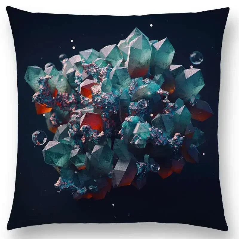 Vivid Axyaa 3D Print Spar Metal Sofa Cushion Cover Suite