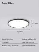 Axyaa Modern Minimalist LED Ceiling Light for Living Room and Bedroom