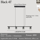 Axyaa Nordic Style Dining Room Chandelier - 2025 Long Strip Light