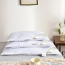 Axyaa Pure Buckwheat Shell Pillow Core - Cotton Quilting Embroidery Neck Pillow