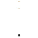 Axyaa Golden Hourglass Floor Pendant Lamp for Living Room, Bedroom - Minimalist Atmosphere