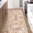 Axyaa Bohemian Style Runner Rug Retro Light Luxury Kitchen Carpets