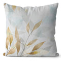 Axyaa Ginkgo Print Cushion Cover - Square Pillowcase for Home Decor