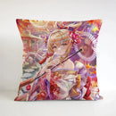 Axyaa Square Cushion Cover - Genshin Impact Pillowcase for Sofa Décor & Gifts