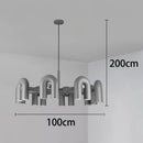 Axyaa LED Pendant Chandeliers for Modern Home Decor Staircase Lighting