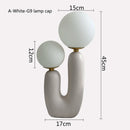 Axyaa Creative Nordic Dual Head Table Lamp for Children's Bedroom