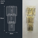 Axyaa Crystal Wall Lamp - LED Lighting for Luxurious Spaces