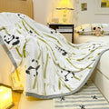 Axyaa Milk Flannel Printed Blanket