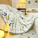 Axyaa Milk Flannel Printed Blanket