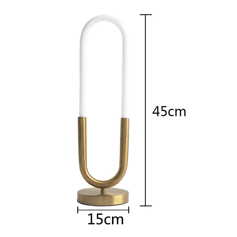 Axya LED Table Lamp - White Silicone Tube Light