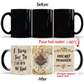 Axyaa Marauder Map Color Changing Cup Mug - Magic Heat Sensitive Tea Coffee Gift