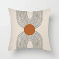 Axyaa Abstract Pattern Cushion Cover - 45*45cm Polyester Pillowcase