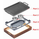 Axya Smokeless Portable BBQ Grill Charcoal Oven Alcohol Stove Household Non-stick