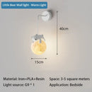 Polar Bear LED Sconce Wall Light for Kid's Room Decor - Axyaa