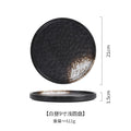 Axyaa Ceramic Stone Pattern Steak Plate for Pasta, Pizza & Japanese Cuisine