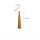 Wabi Sabi Wood Grain Floor Lamp by Axyaa - LED Standing Lamp