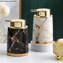 Axya Marble Ceramic Lotion Soap Bottle Set