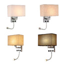 Axyaa Adjustable Reading Lamp LED Wall Light with 2 Switches