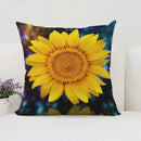 Axyaa Velvet Floral Pillow Covers for Home Decor and Sofa, 50x50 Throw Pillowcases