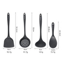 Axyaa Silicone Kitchen Utensils Set