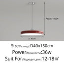 Axyaa Nordic Minimalism Round LED Pendant Lights Chandelier