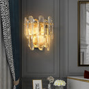 Luxury Axyaa Crystal Wall Lamp for Living Room, Bedroom, and Aisle - Elegant All Copper Design