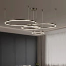 Axyaa Modern Pendant Chandelier for Dining Room Ceiling, LED Indoor Decorative Lighting