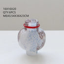 Axyaa Gradient Glass Vase for Stylish Home Decor & Flower Arrangement