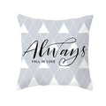 Axyaa Geometric Deer Pattern Cushion Cover for Sofa Decoration and Throw Pillow