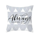 Axyaa Geometric Deer Pattern Cushion Cover for Sofa Decoration and Throw Pillow
