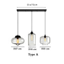 Axyaa Black Glass Cluster Chandelier, Adjustable 3-Light Pendant for Kitchen Island, Dining