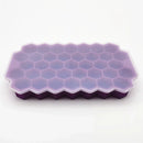 Axyaa Silicone Honeycomb Ice Mold with Cover for Easy Release