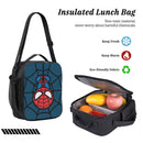 Axyaa Spider Man Theme Backpack Set with Lunch Box for Primary School Students