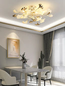 Axyaa Gingko Leaf Ceiling Lamp | Post-modern Designer LED Fixture for Home & Hotel