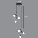 Axyaa Modern LED Ring Pendant Light Chandelier for Living and Dining Room