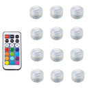 Axyaa Submersible RGB LED Light with Remote for Pool and Pond Decoration