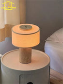 Axyaa Marble LED Touch Table Lamp for Ambiance in Living Room