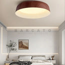 Axyaa Modern Wood Grain Ceiling Light for Bedroom & Living Room